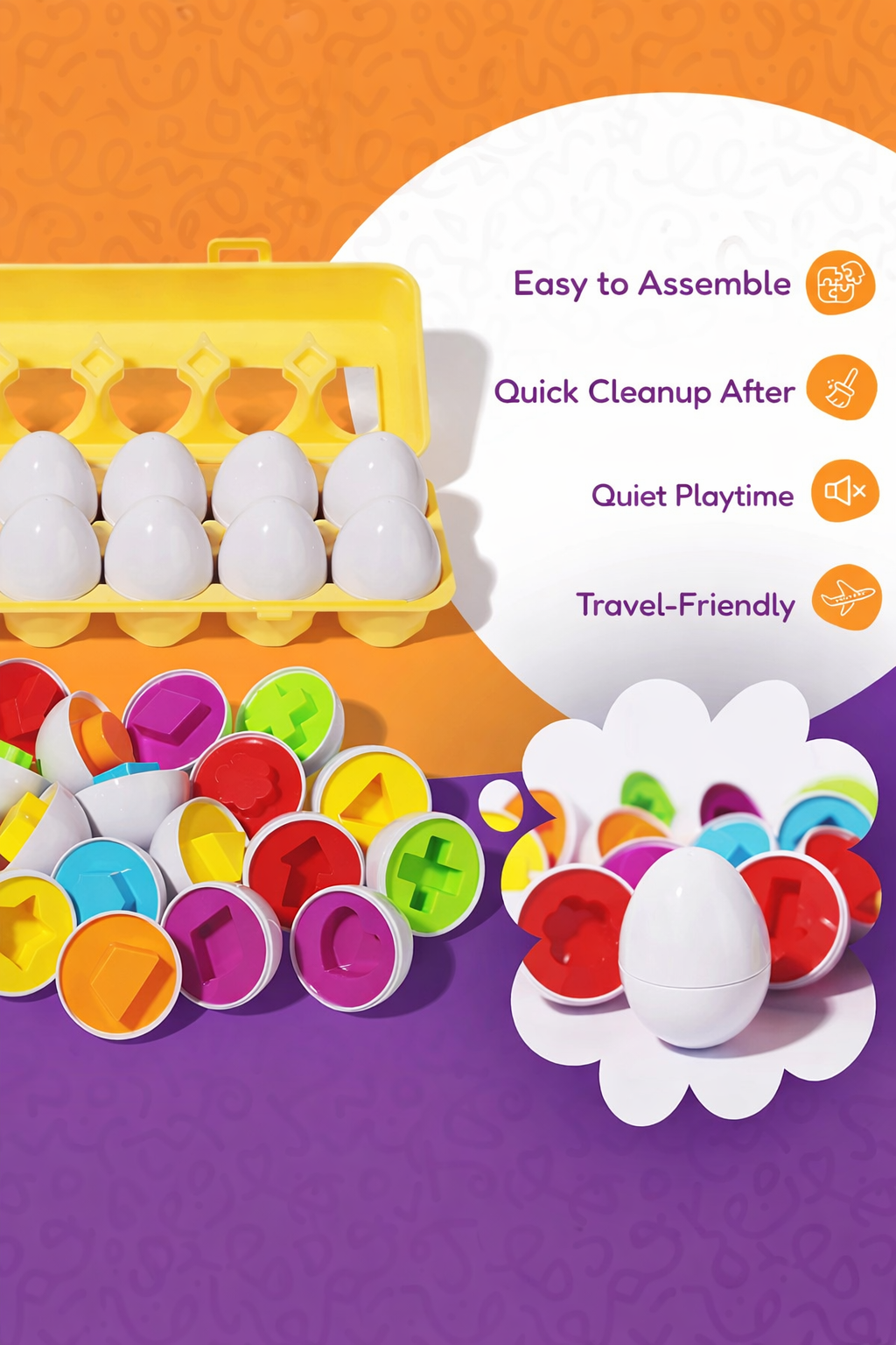 Montessori Matching Eggs
